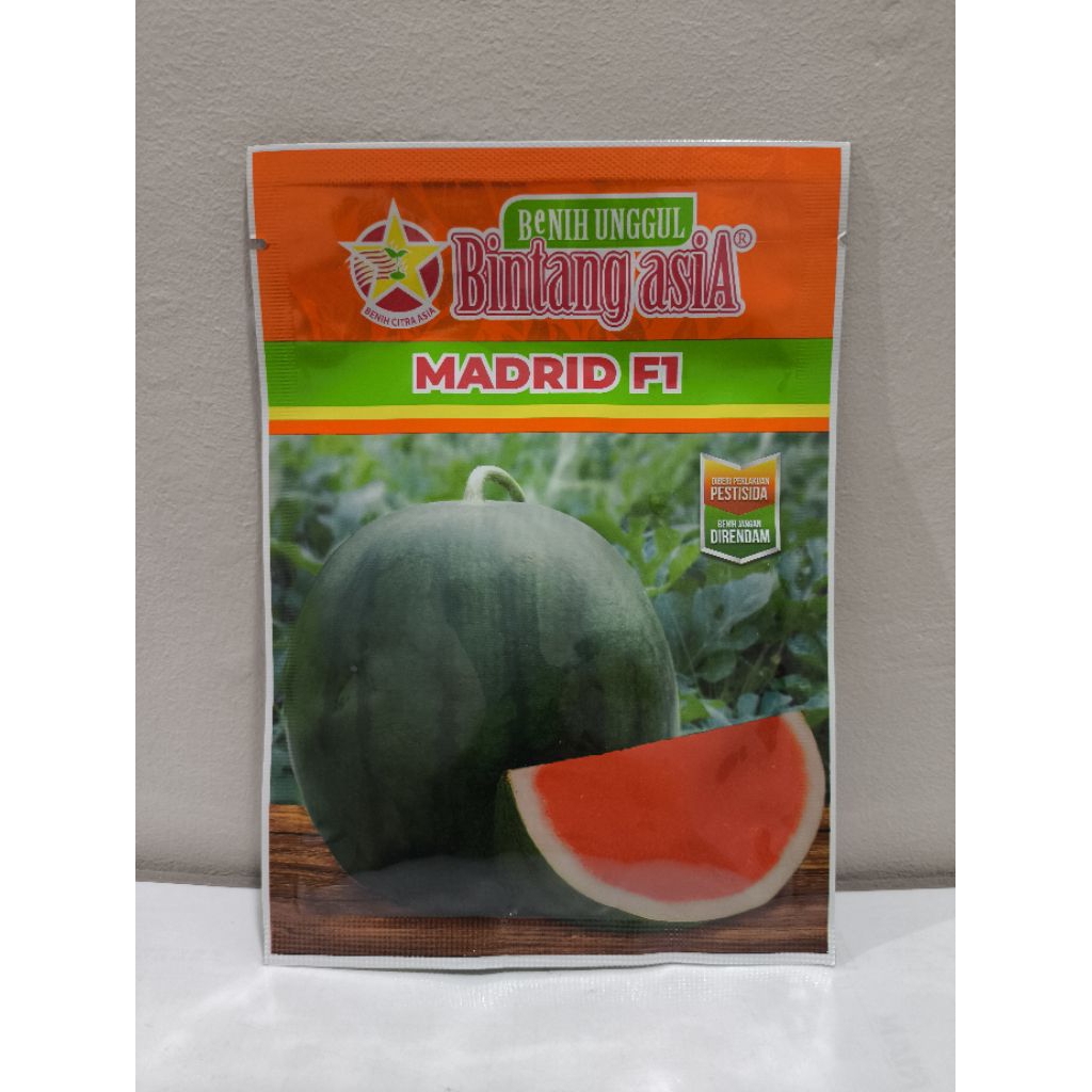 Benih Bibit Semangka Non Biji Madrid 20gram
