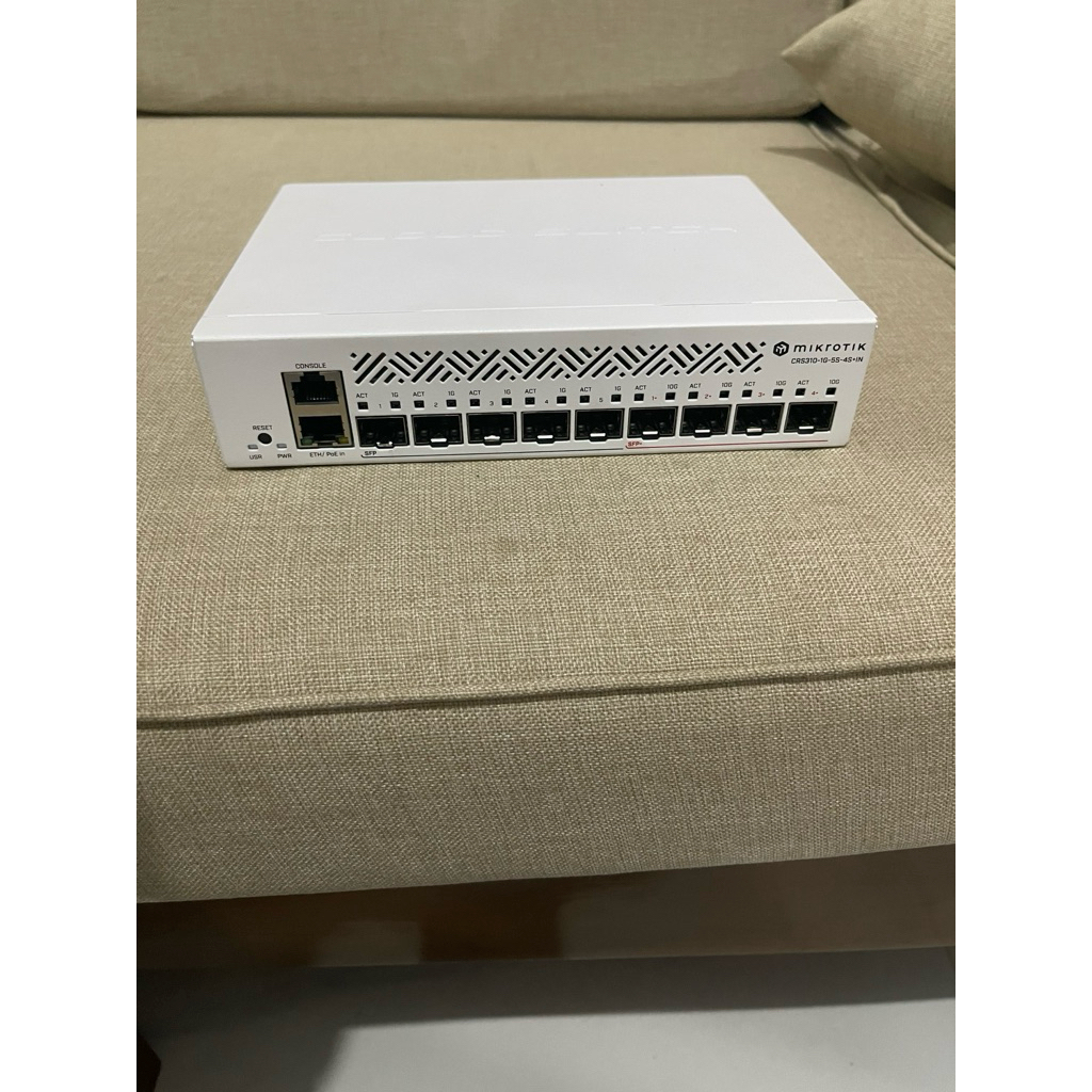 mikrotik crs310-1g-5S-4S+ mikrotik bekas mikrotik second mikrotik seken
