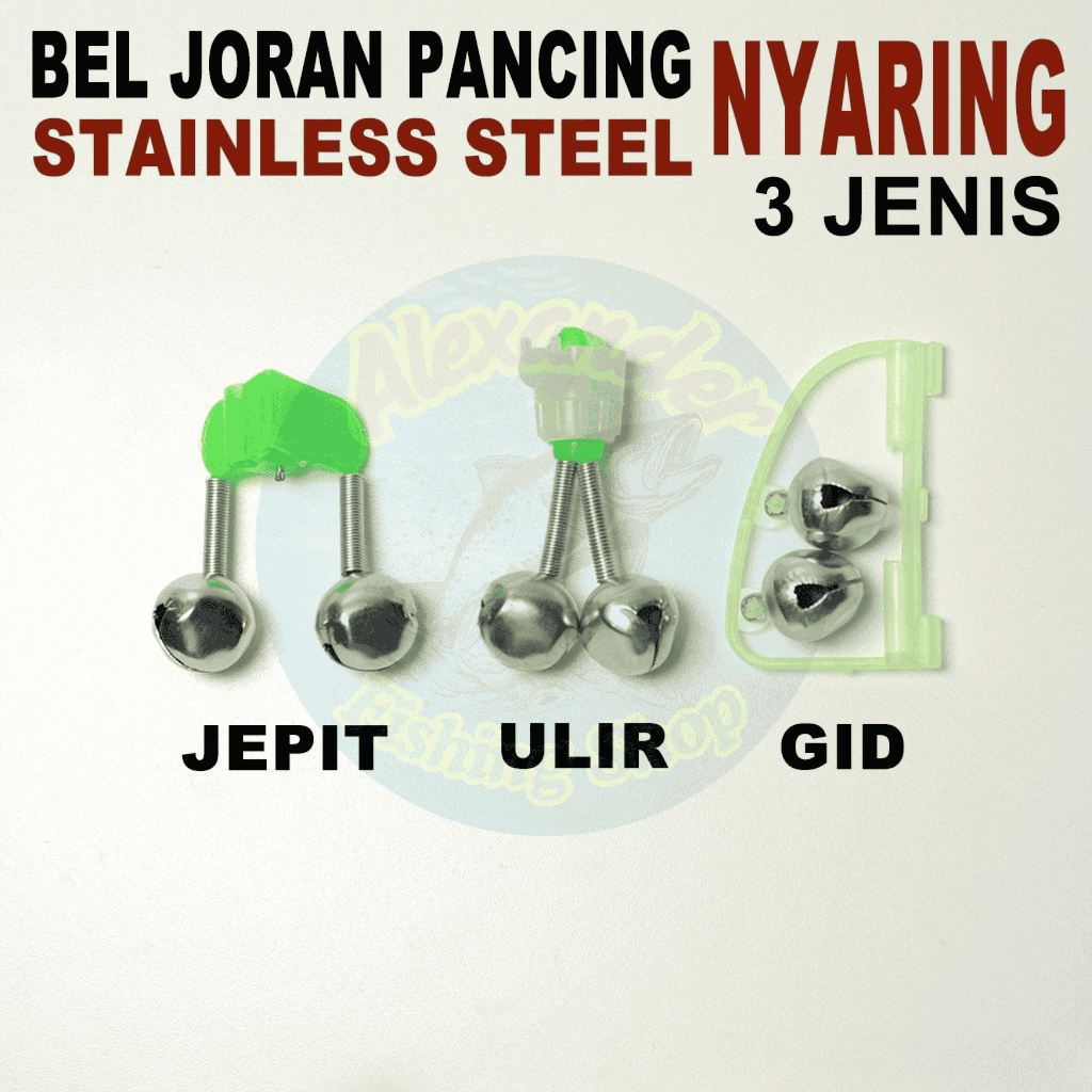 Bel Joran Jepit Ulir GID | Lonceng Joran | Lonceng Pancing | Kerincingan Pancing