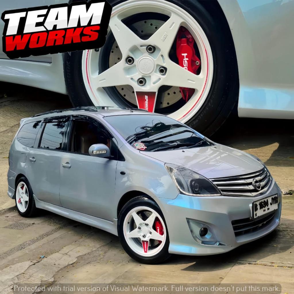 VELG MOBIL MODEL PALANG RING16 BUAT LIVINA XENIA KIJANG VELK HSR SPEEDSTER RING 16 LEBAR7 ET42 WHITE