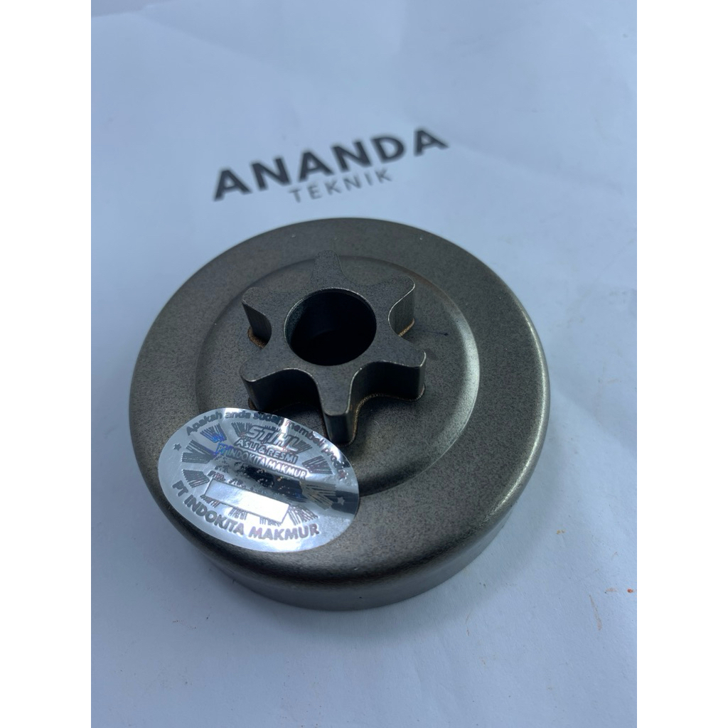 SPROCKET SENSO MS170/180 STIHL SPROCKET GERGAJI MESIN MS170 180 SPROKET STIHL MS 170 180 ORIGINAL ST