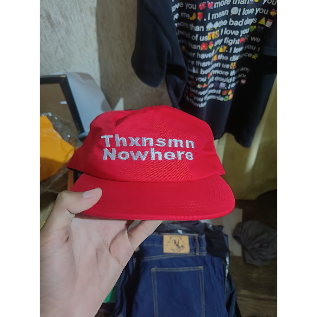 6 Panel Red Thanksinsomnia