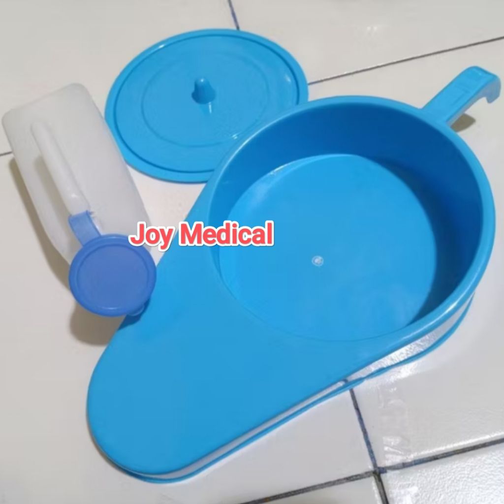 Set Pispot BAB Stikpan + Pispot Kencing Pria Lansia, Orang Tua