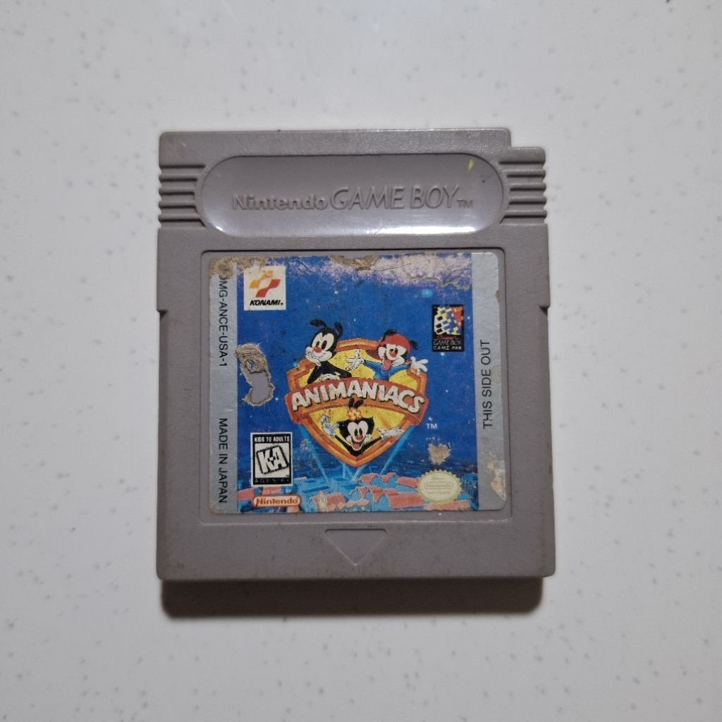 Kaset Gameboy GBC DMG Animaniacs Second