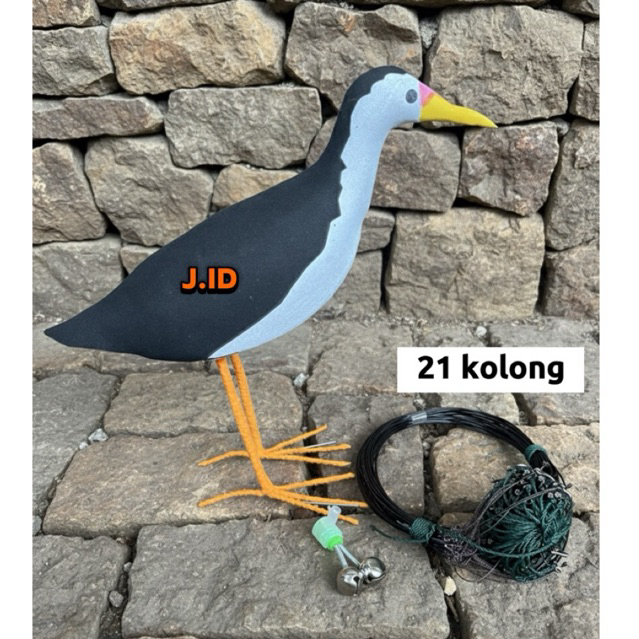 Tali racik jebakan ruak ruak & patung pikat burung ruakruak