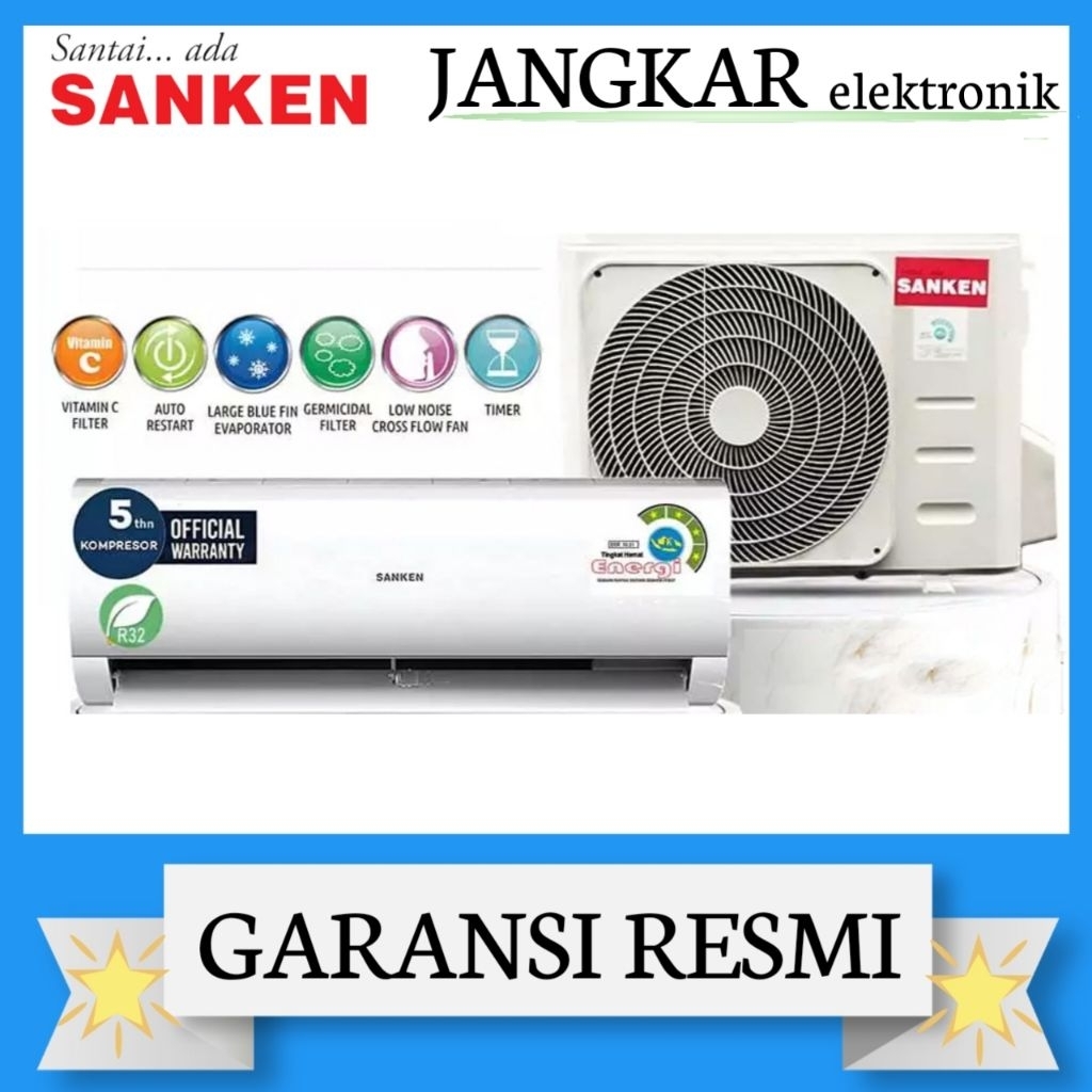AC SANKEN LOW WATT 1/2PK ESA-05D/SANKEN AC LOW WATT 1/2PK ESA-05D GARANSI RESMI