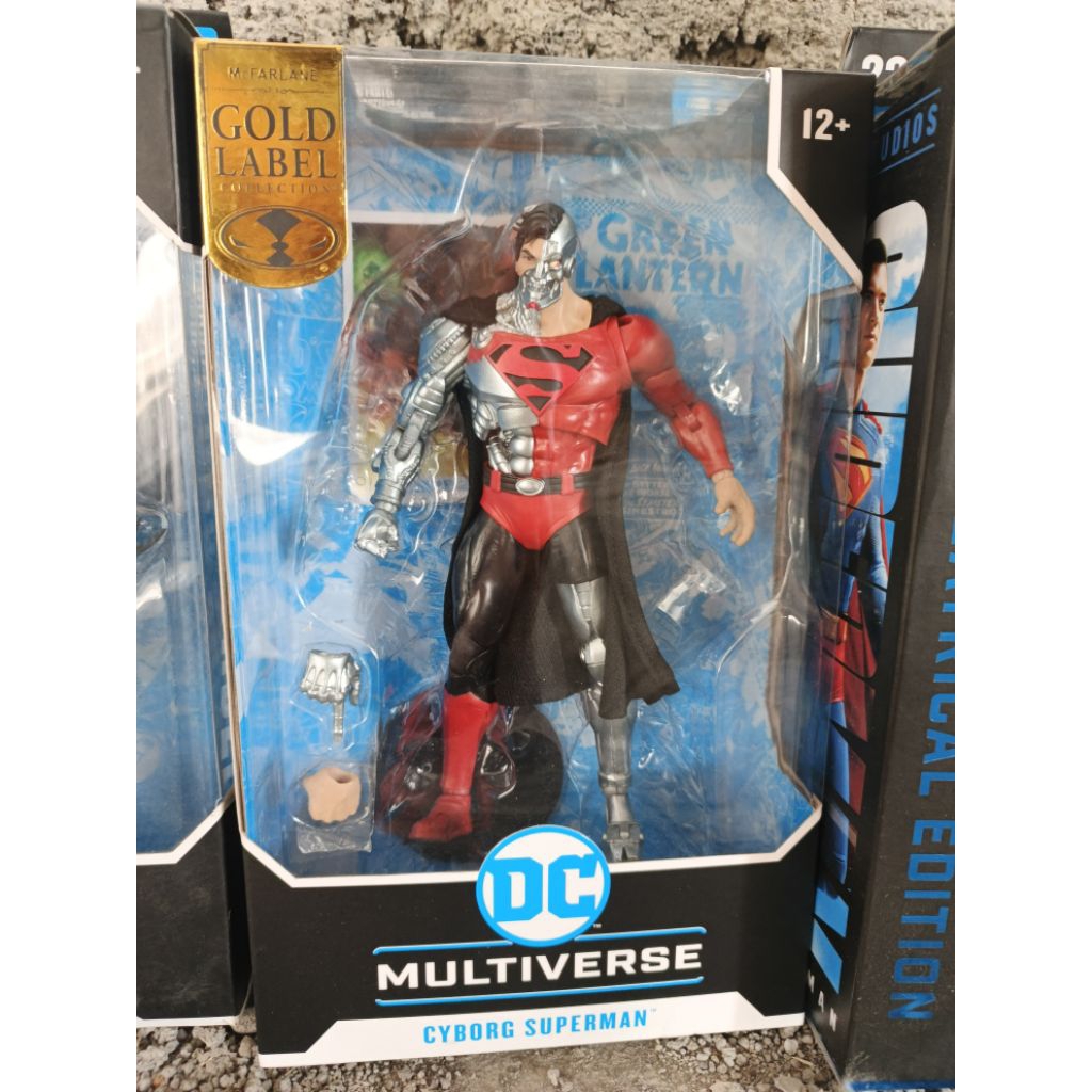 McFarlane Superman Cyborg Gold Label
