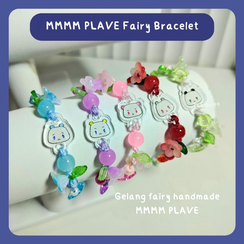 Gelang MMMM PLAVE / MMMM PLAVE bracelet/ Gelang Fairy MMMM Plave / Gelang Fairy Hamdmade