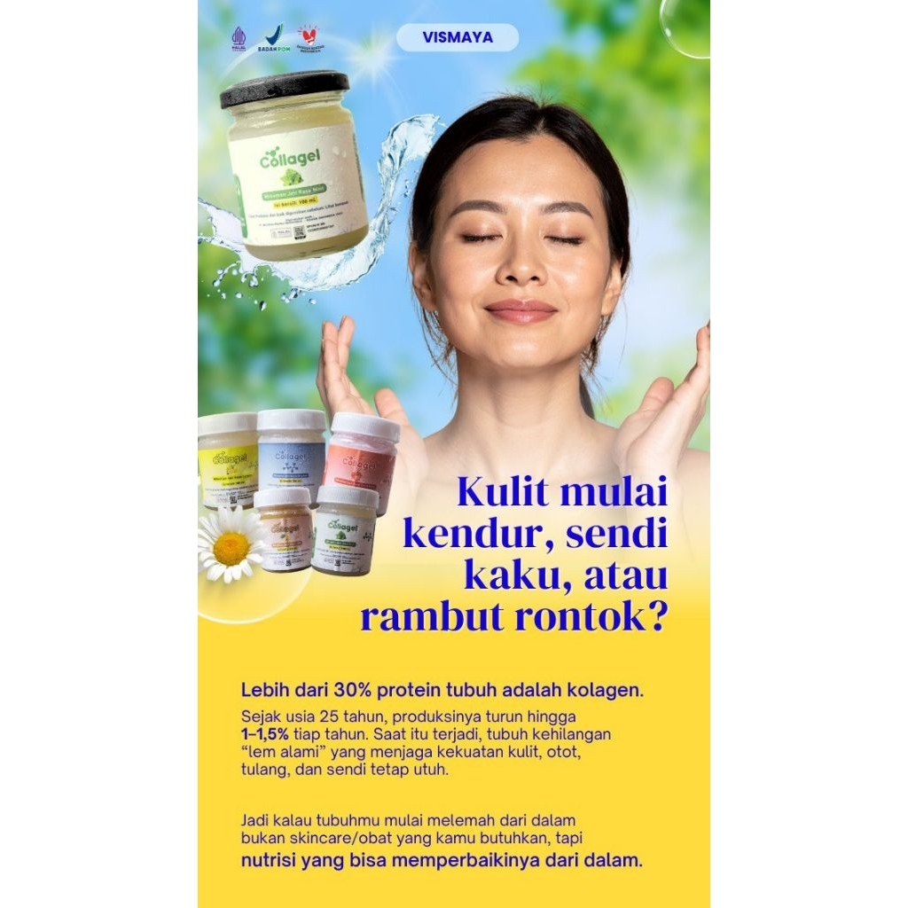 COLLAGEL (100ml) - Kolagen Collagen Halal Minuman Colagen