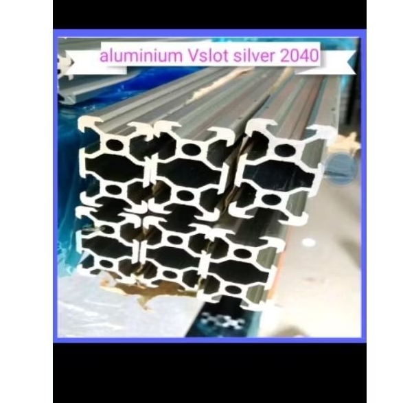 Aluminium profile V-slot 2040 harga 1 batang per 6 meter