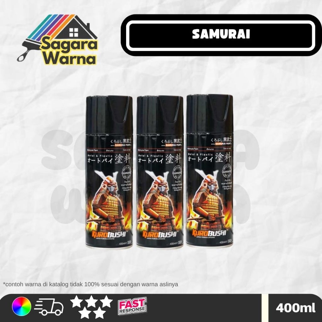 Cat Semprot Samurai Paint / Spray Paint Samurai / Pilih Warna