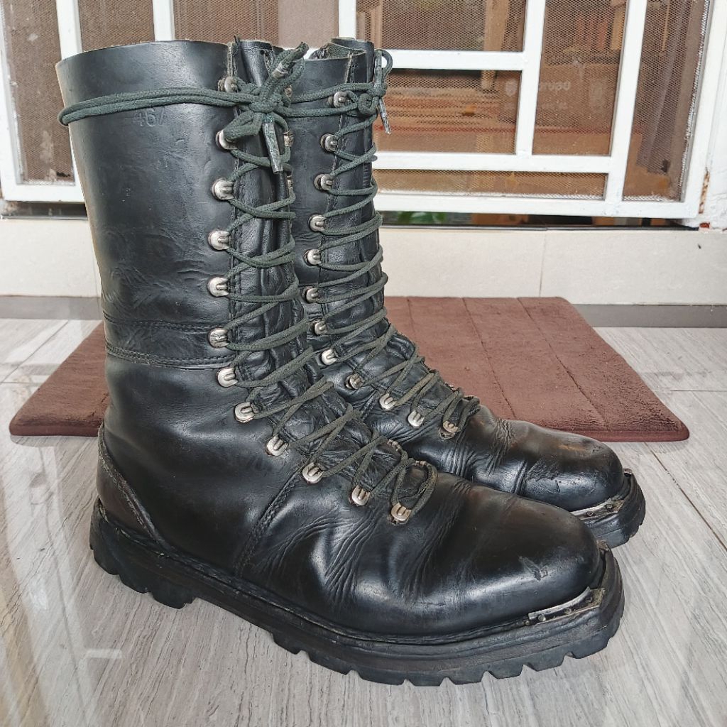 INNSBRUCKER BERGSOHLE PARATROOPER Austria Vintage Military Combat Army Hiking Tactical High Boots Bi