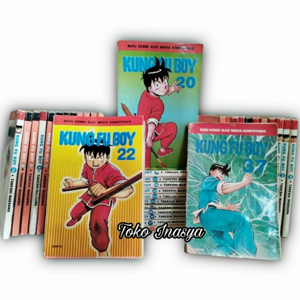 MANGA / KOMIK KUNGFU BOY (BY TAKESHI MAEKAWA) FULLSET VOL 1-37 TAMAT/ ORIGINAL