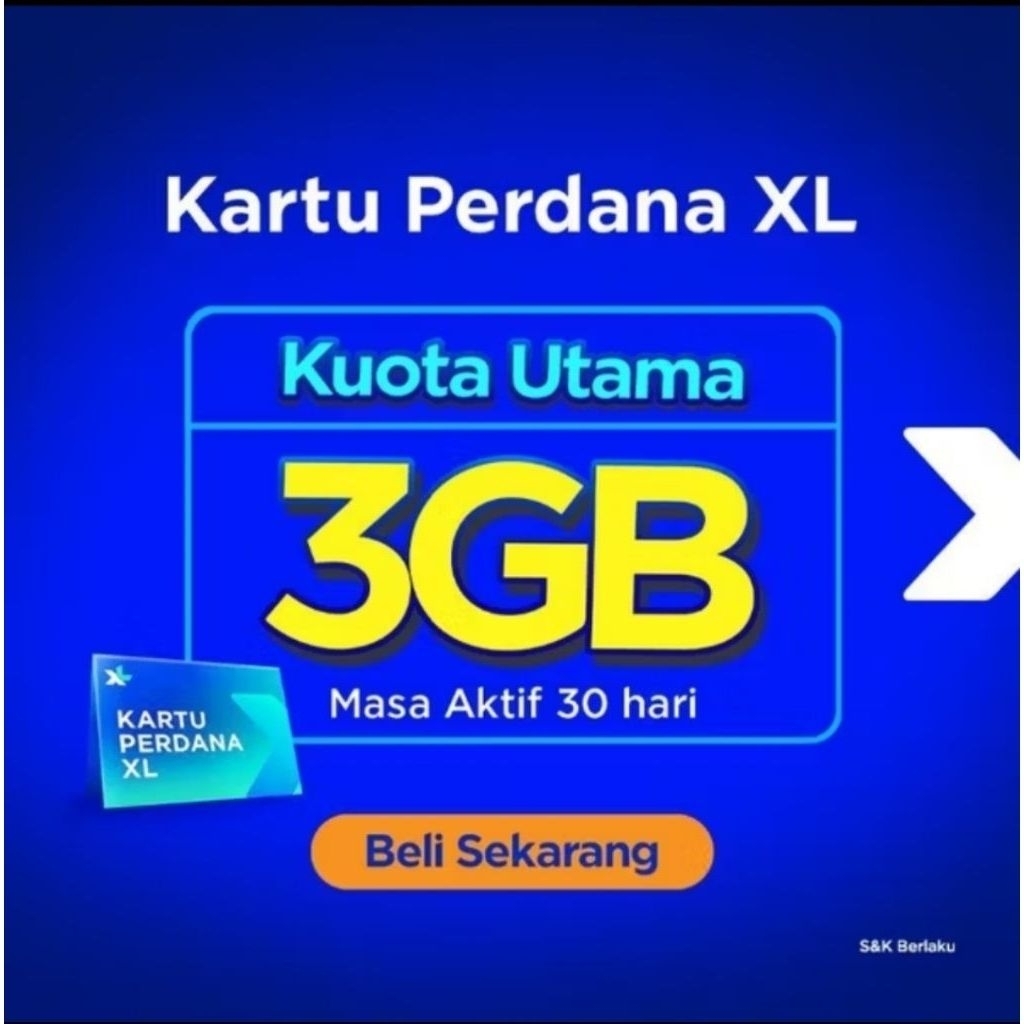 perdana Xl 3 GB