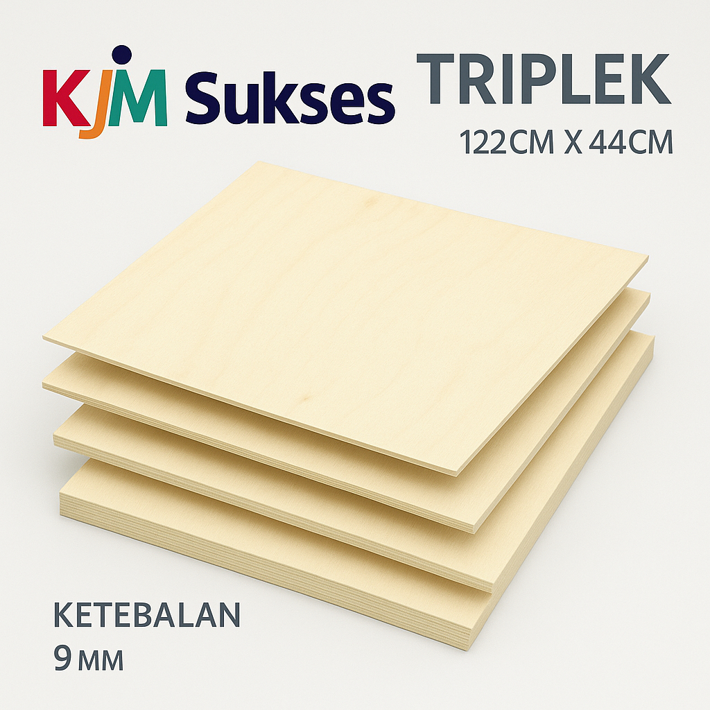 Triplek Tunas 9mm Lembaran