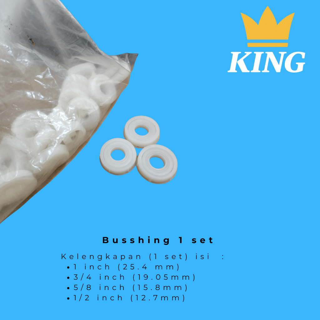 Bushing Ring Susun Batu Gerinda Duduk Bussing Arbor Set Premium Quality Busing