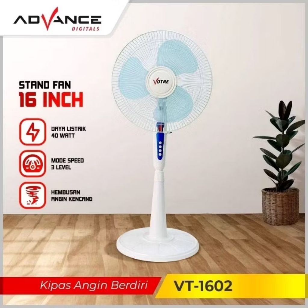 Kipas angin Advance VOTRE VT-1602 - Kipas Angin Berdiri