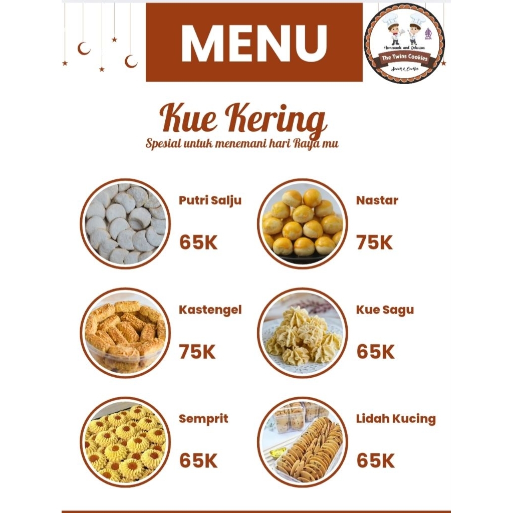 Aneka Kue Kering Lebaran,  Hari Raya & Natal by The Twins Cookies
