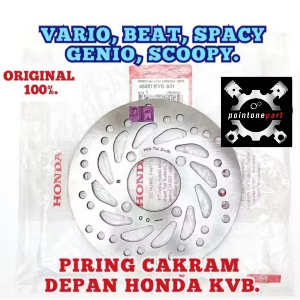 Piringan Cakram Vario Piring Rem Cakram Honda