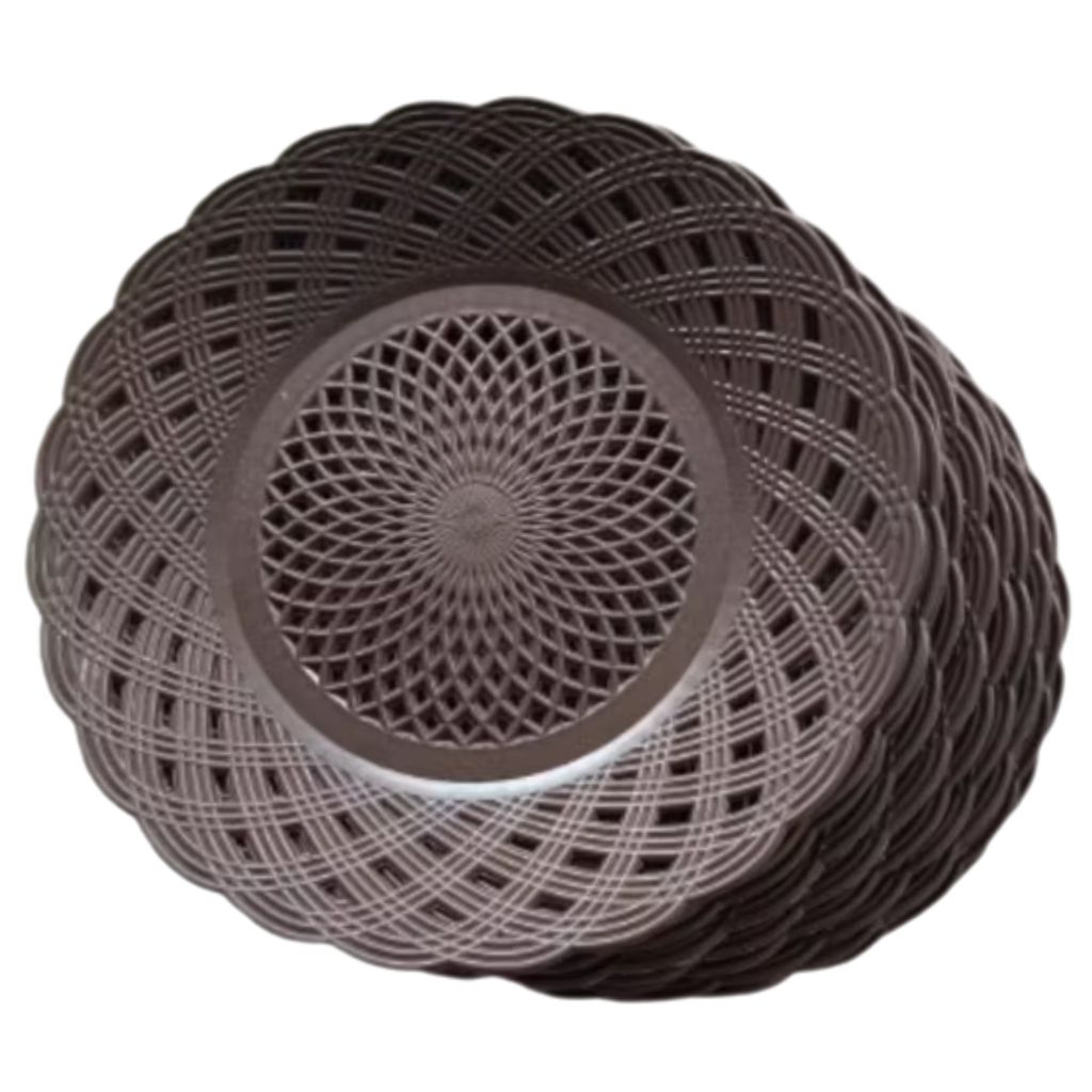 Piring Rotan Plastik Anyaman Kualitas Bagus Harga MURAH