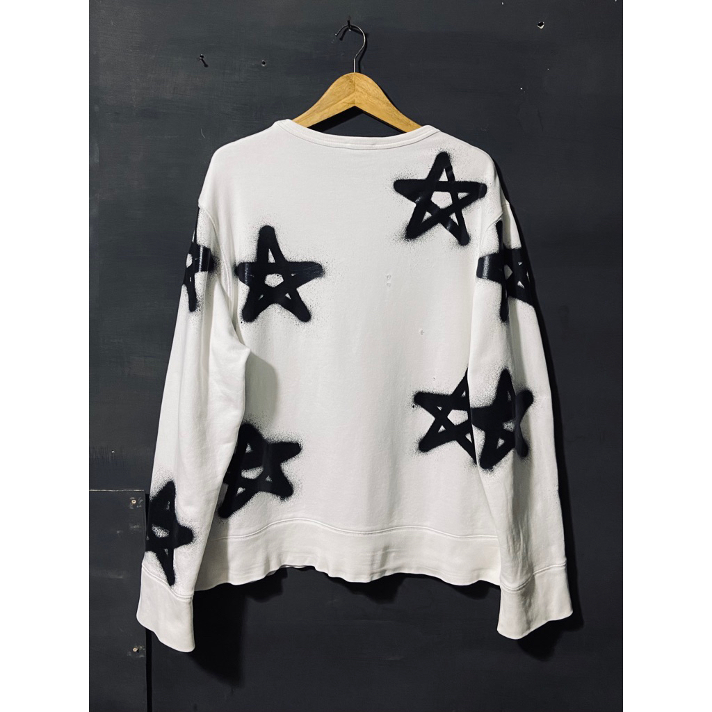 acne studios campus stars sweetshirt second