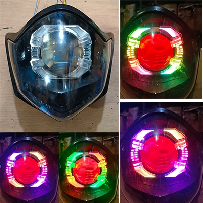 REFLEKTOR LAMPU DEPAN LED VIXION OLD 2010-2012 BILED LED