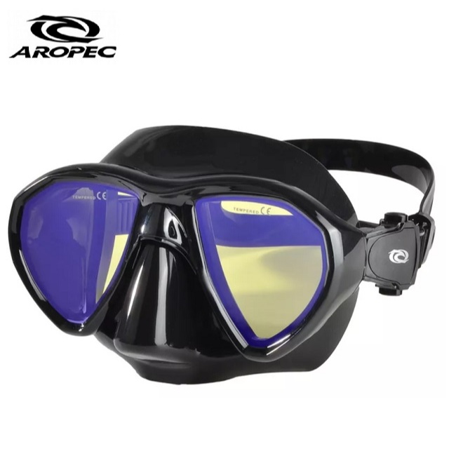 Aropec Mask Beetle 3 Mirror Low Volume Mask Scuba Diving / Snorkeling / Free Diving / Spearfishing