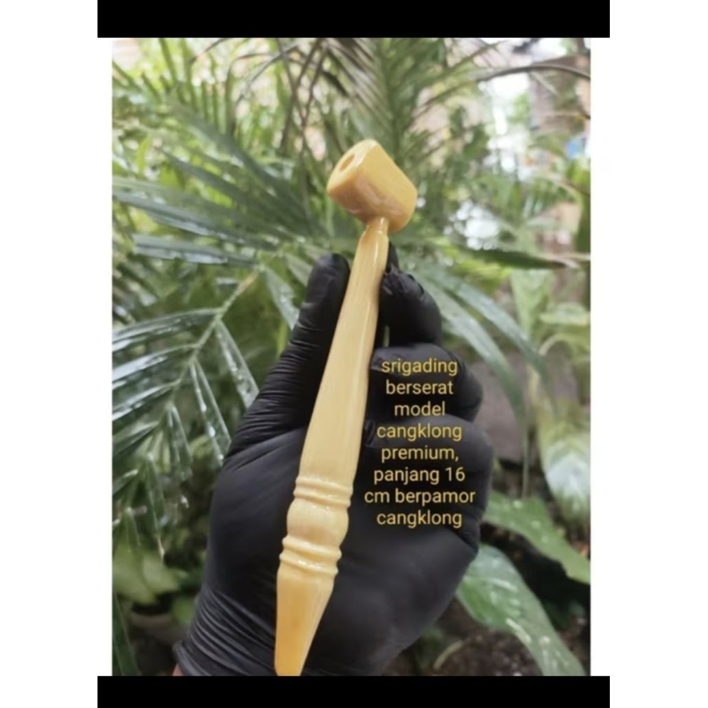 Pipa Once Cangklong Motif GG Asli Panjang 15-16 cm