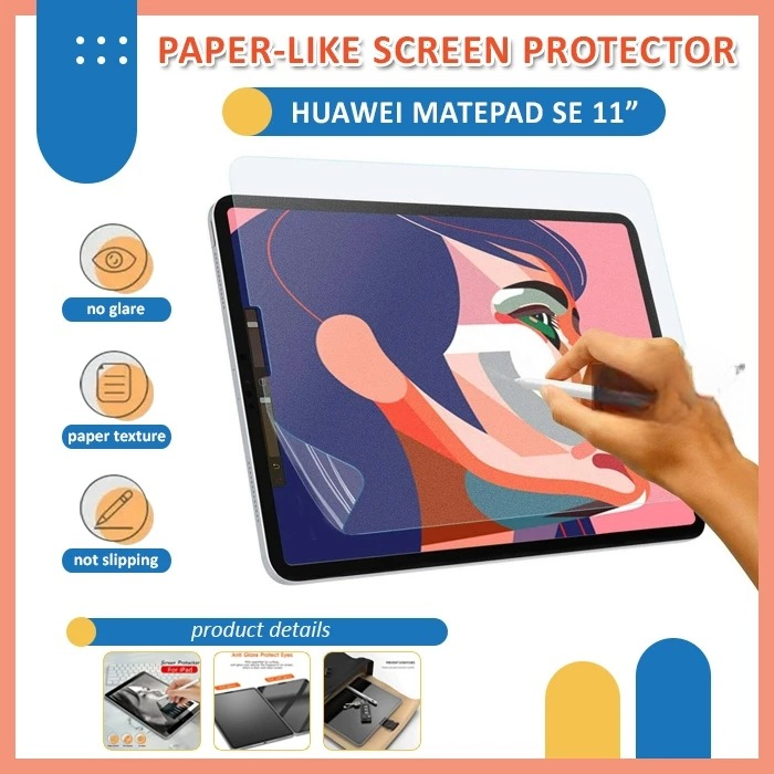 PAPERLIKE TAB HUAWEI MATEPAD SE 11" / 11,5 / 11.5s / MATE PAD PRO 12.2" / 13.2" ANTI GORES MATTE ANT