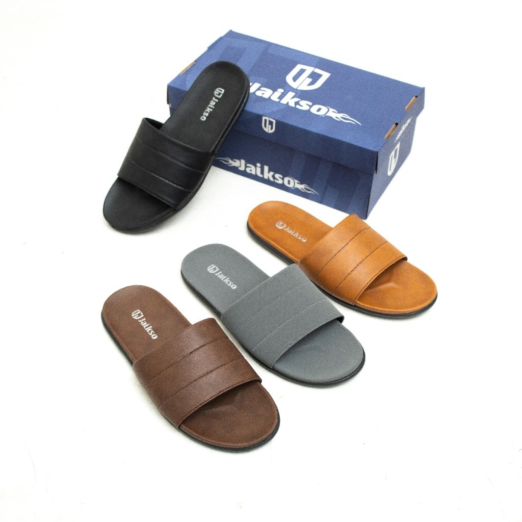 Sandal Selop Pria Distro Jaikso Original Sandal Slip on Pria