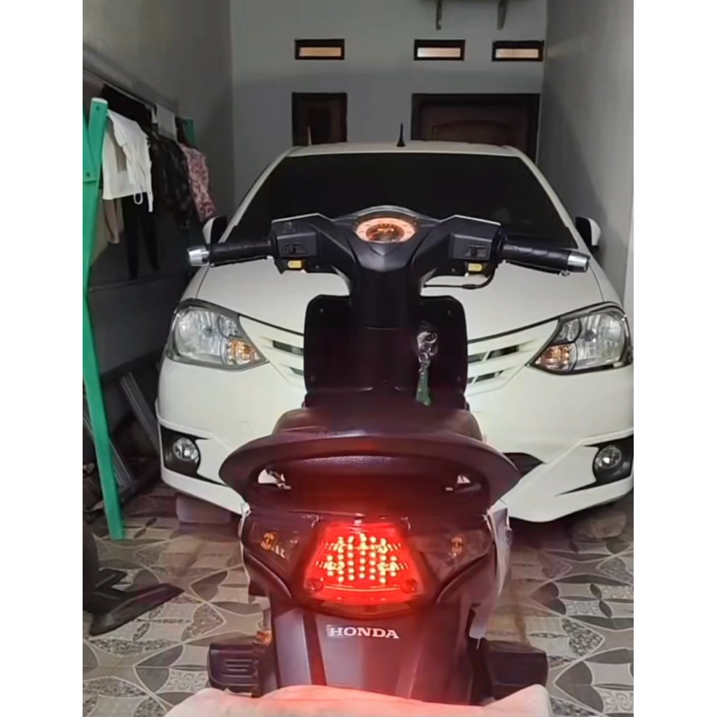 Lampu Led Stoplamp Running Honda Beat Karbu 8 Mode Otomatis PNP