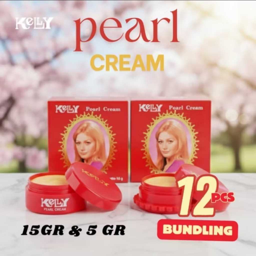 [12 PCS GROSIR] Kelly Pearl Cream / Kelly Cream 15g