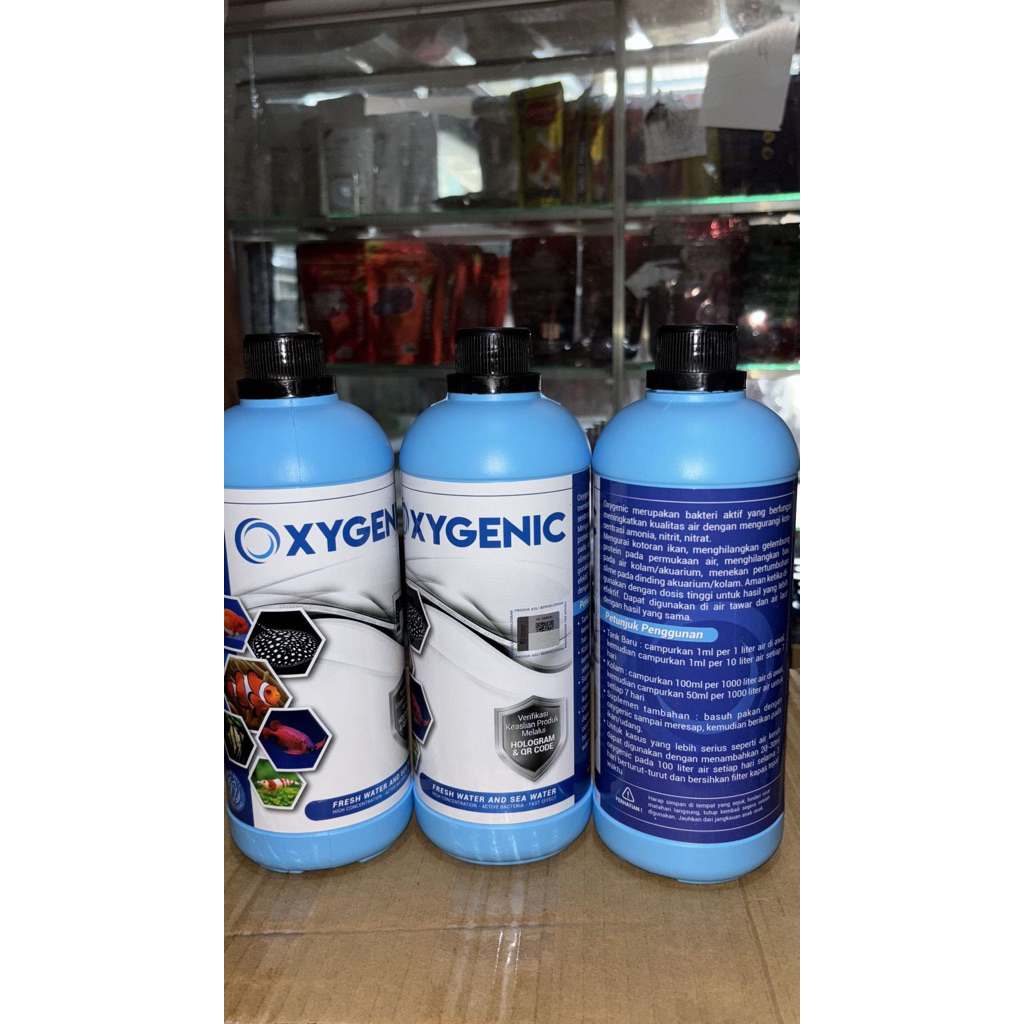 oxygenic probiotik original kolam ikan  koi bakteri starter kolam ikan oxigenik probiotik kolam koi