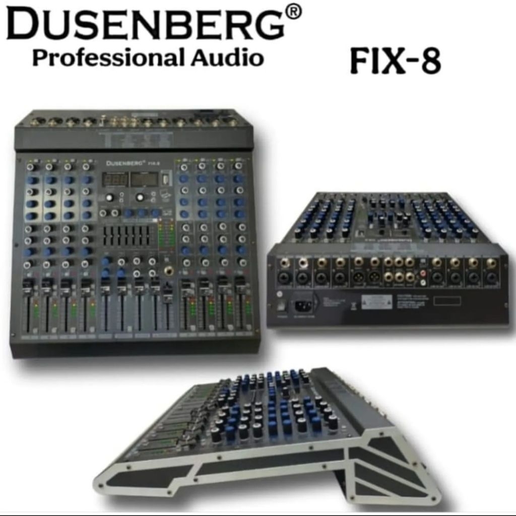 Mixer 8 chanel DUSENBERG-FIX8  profesional mixer dengan 8 chanel
