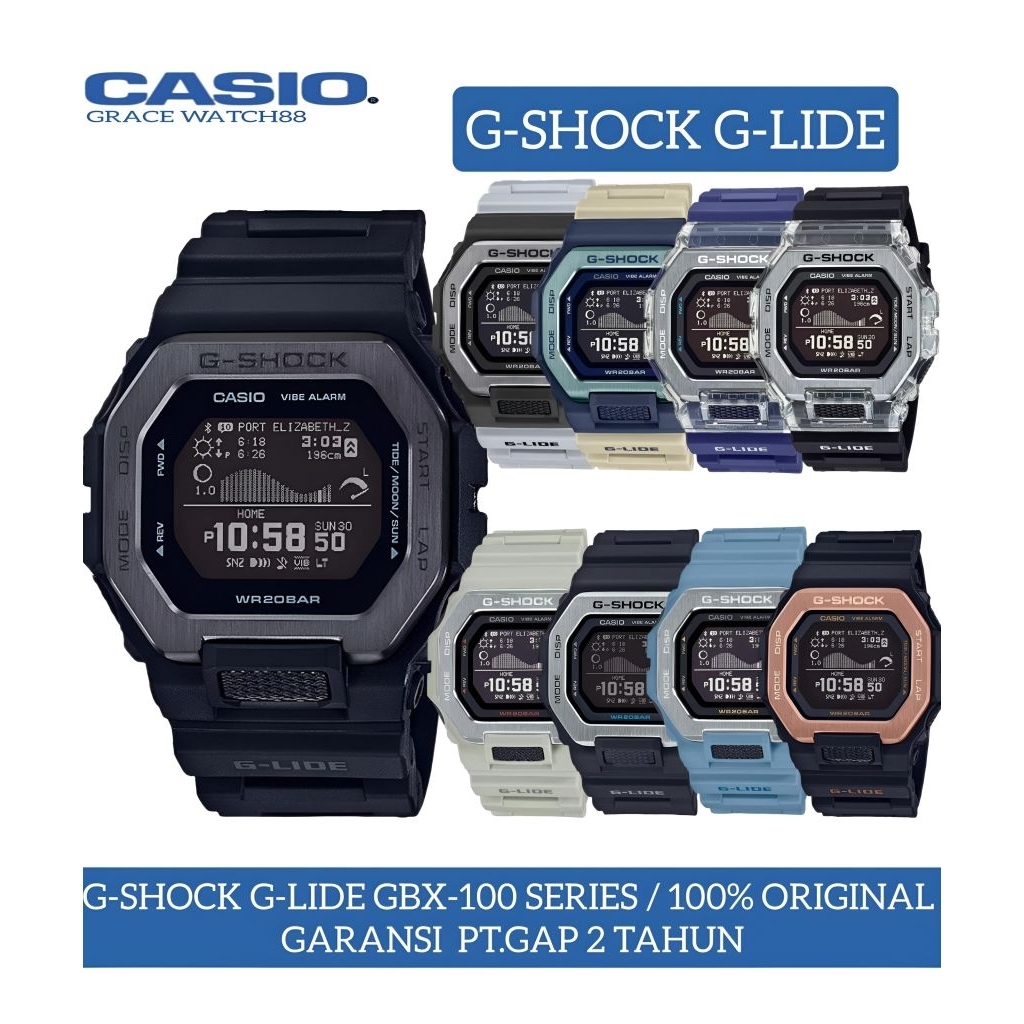 Promo Jam tangan Casio G-Shock Gbx-100 series Gshock LIDE original gbx-100 jam tangan digital Smartw
