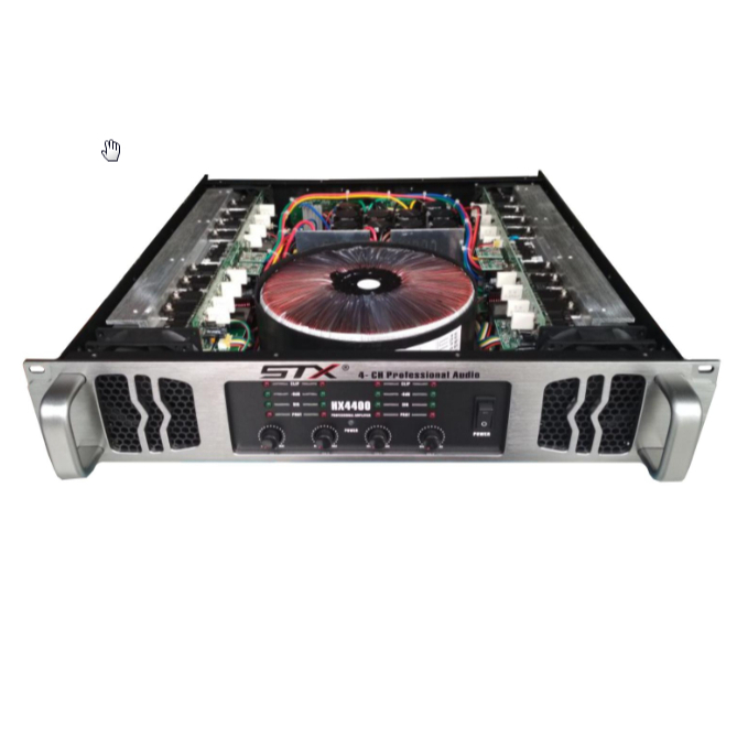STX POWER AMPLIFIER Professional Audio 4 Channel 4*400W/8Ohm X4400