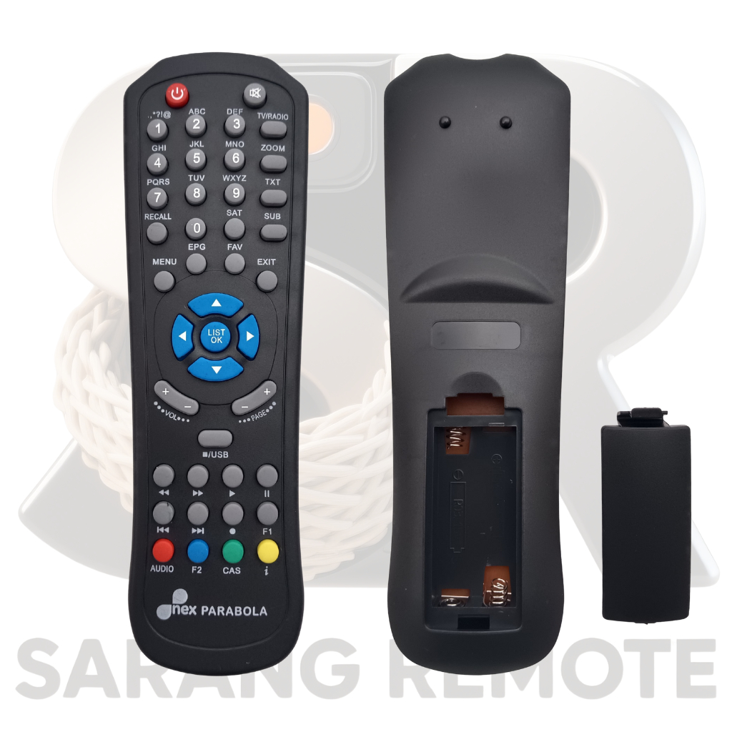 Nex Parabola Remote STB / Remot Receiver nex PARABOLA Kuning Dangdut