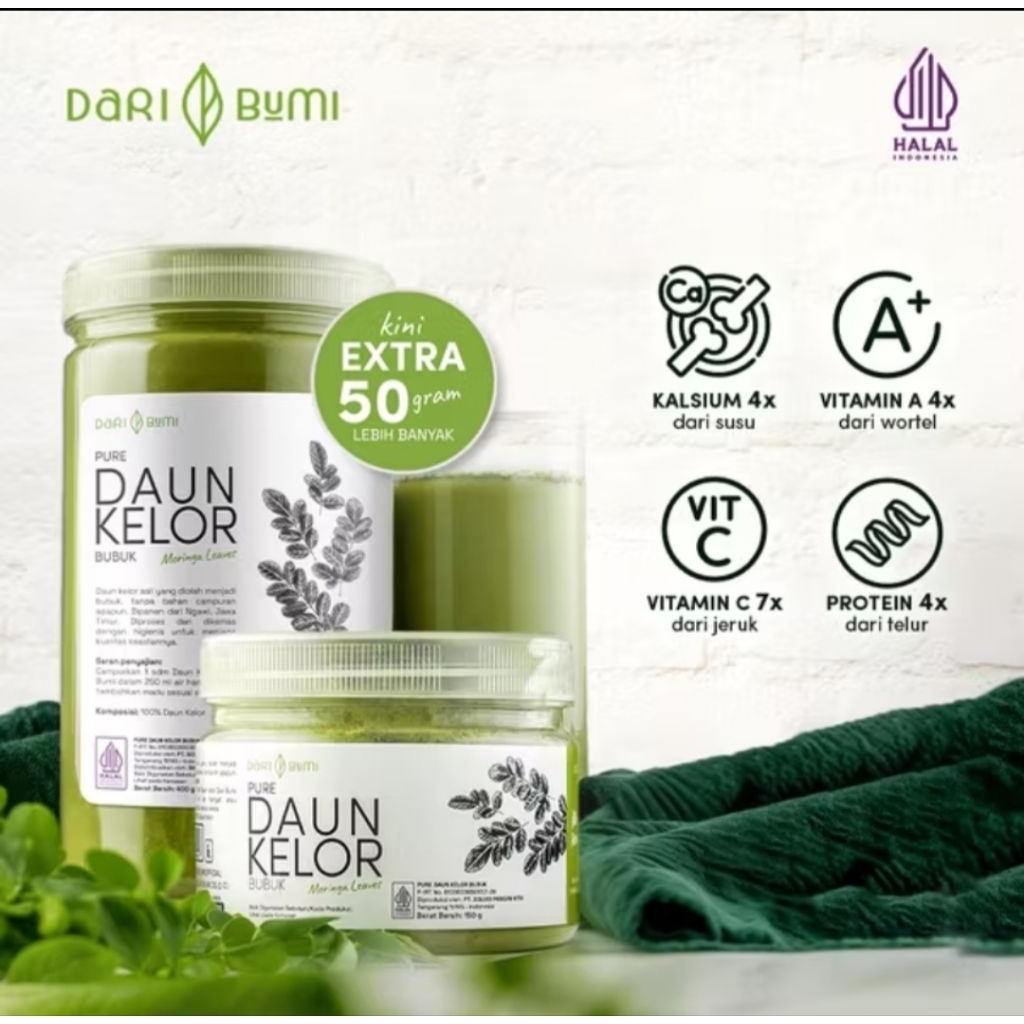 BUBUK DAUN KELOR MURNI