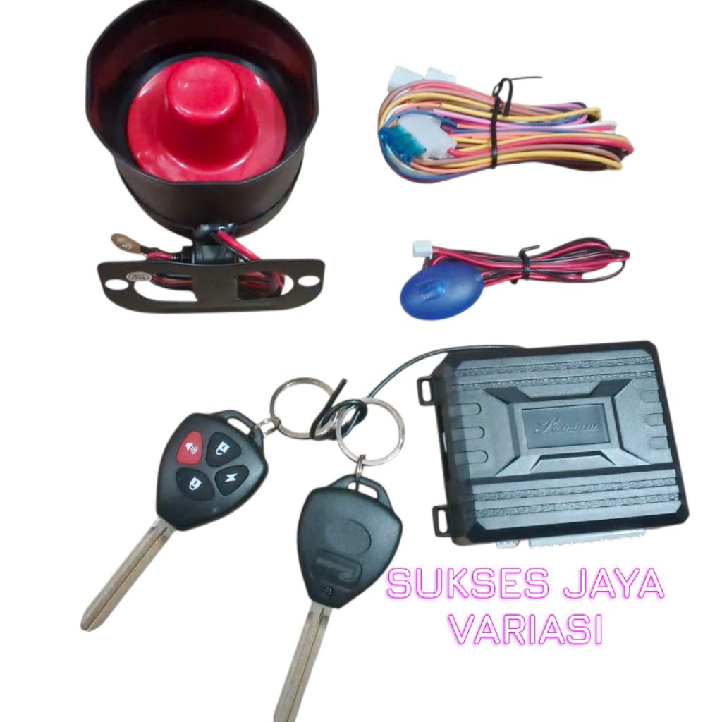 ALARM MOBIL UNIVERSAL MODEL KUNCI REMOT INOVA LAMA