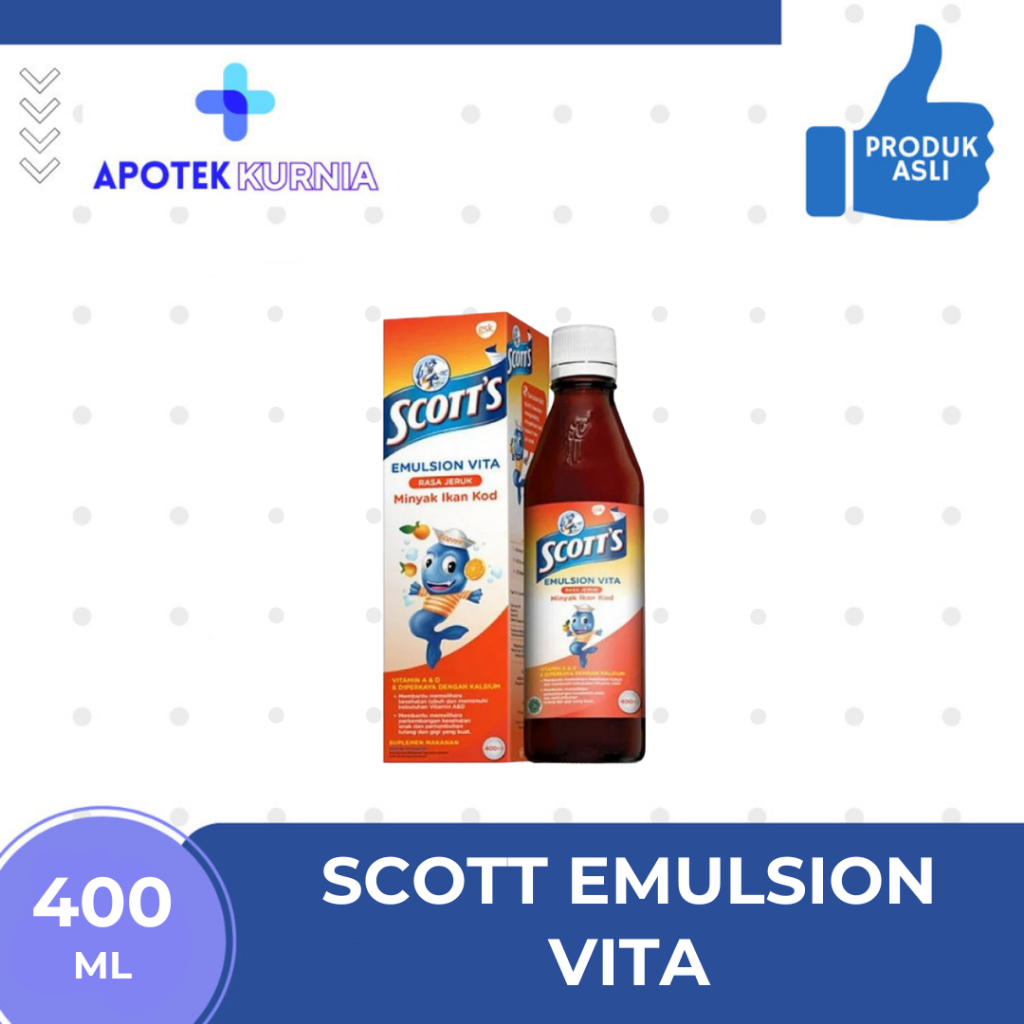 Scott's Emulsion Vita Orange 400 ml / Scott Emulsion
