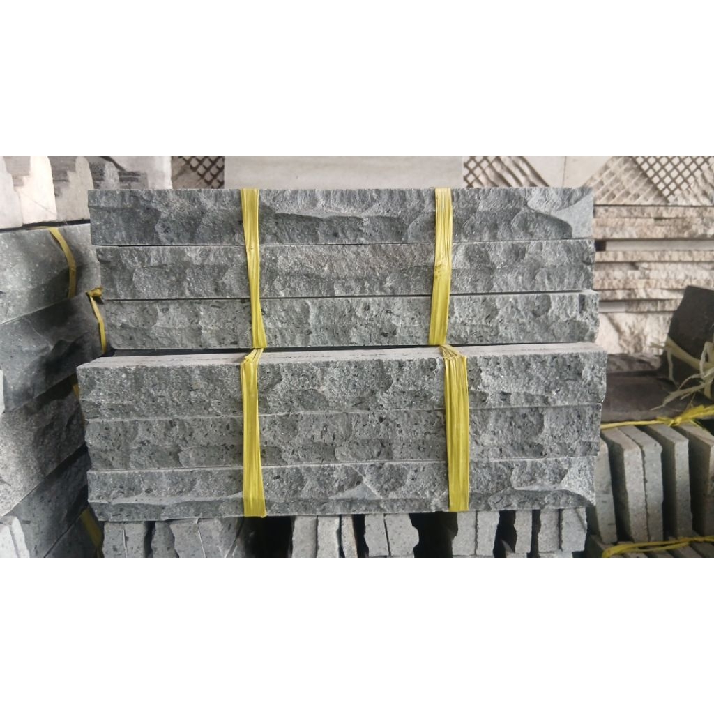 batu alam andesit susun sirih ukuran 3×30