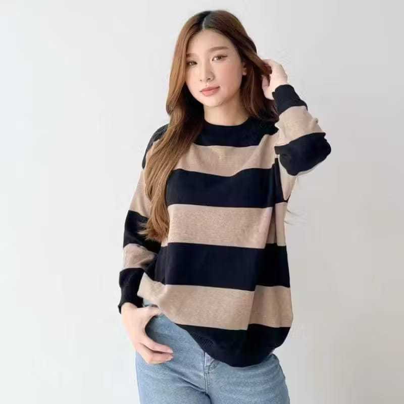 ATASAN RAJUT WANITA GEMMA KNITWEAR TOPS OVERSIZE