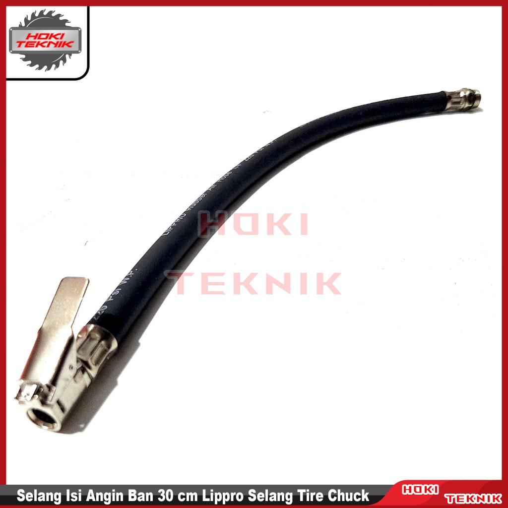 Selang Isi Angin Ban 30 cm Lippro Selang Tire Chuck Inflator