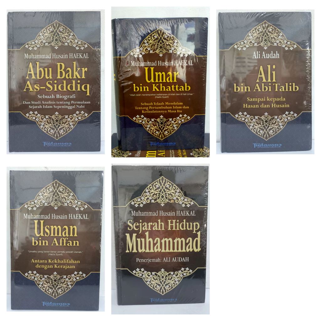 Sejarah Hidup Muhammad dan Para Sahabat Abu Bakar Umar Utsman Ali - Muhammad Husain Haekal - CAM