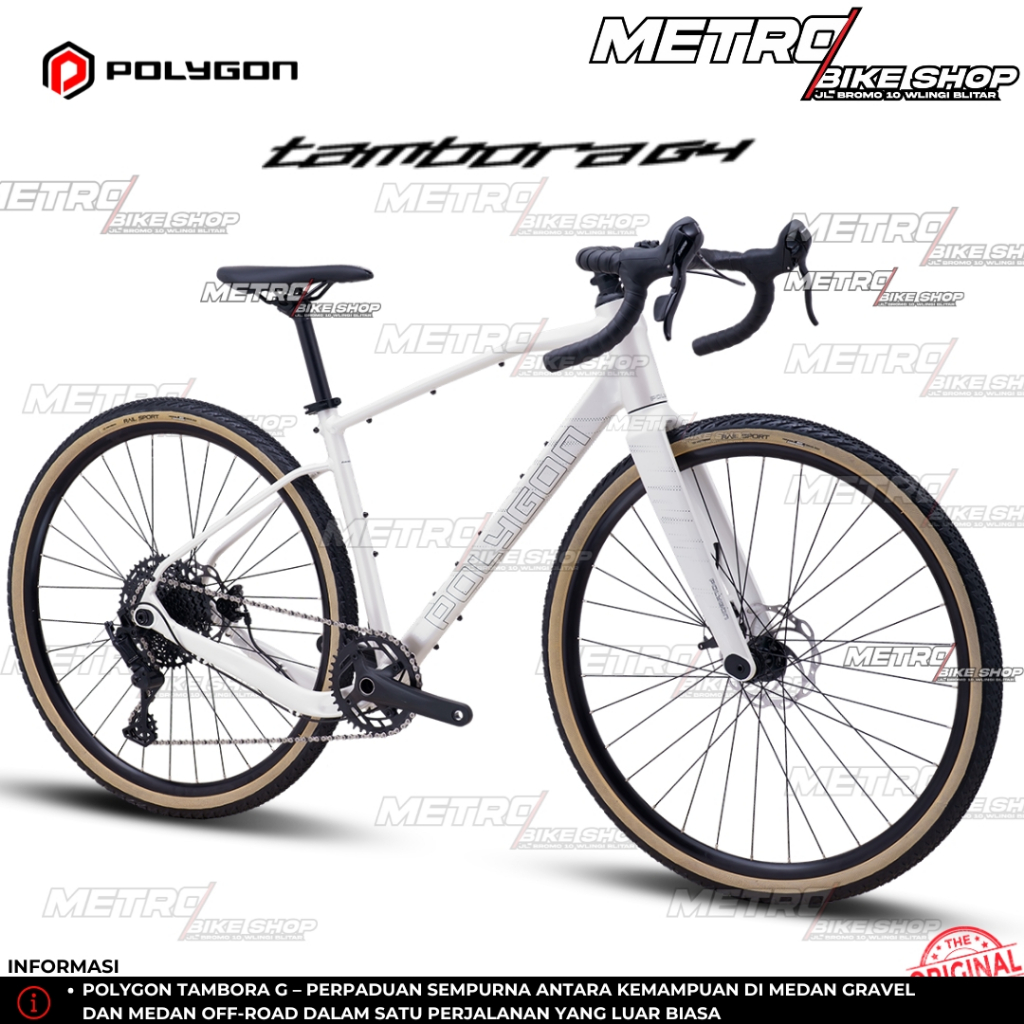 Polygon Tambora G4 Gravel Bike Sepeda Gravel Tambora G4 size S