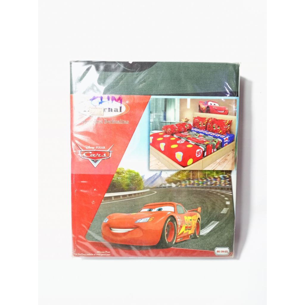 sprei Internal karakter anak mobil/uk180x200