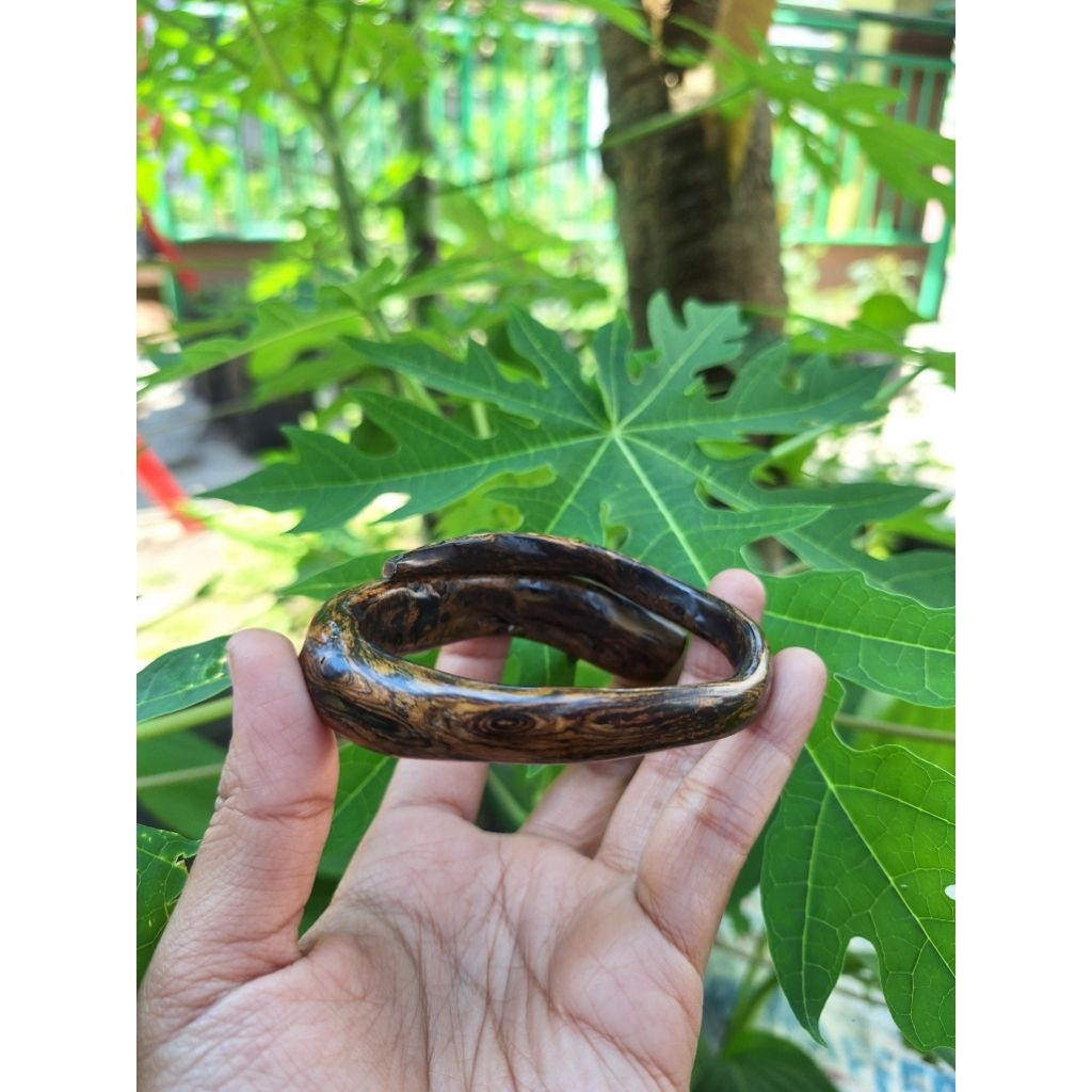 Gelang Akar Bahar Brahma Berbatik Asli Alam 100% Original Lautan