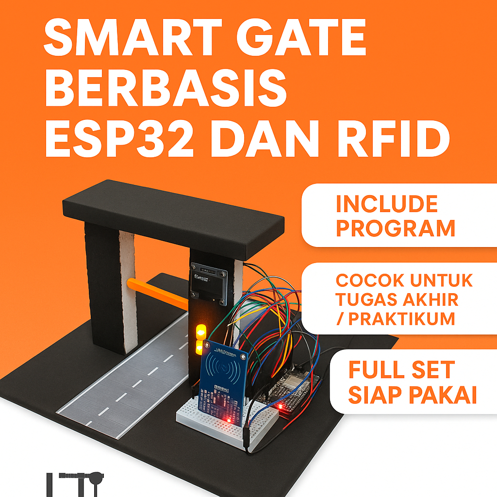 Mini Project IoT: Smart Gate Berbasis ESP32 dan RFID (Cocok Untuk Tugas Akhir/Praktikum)