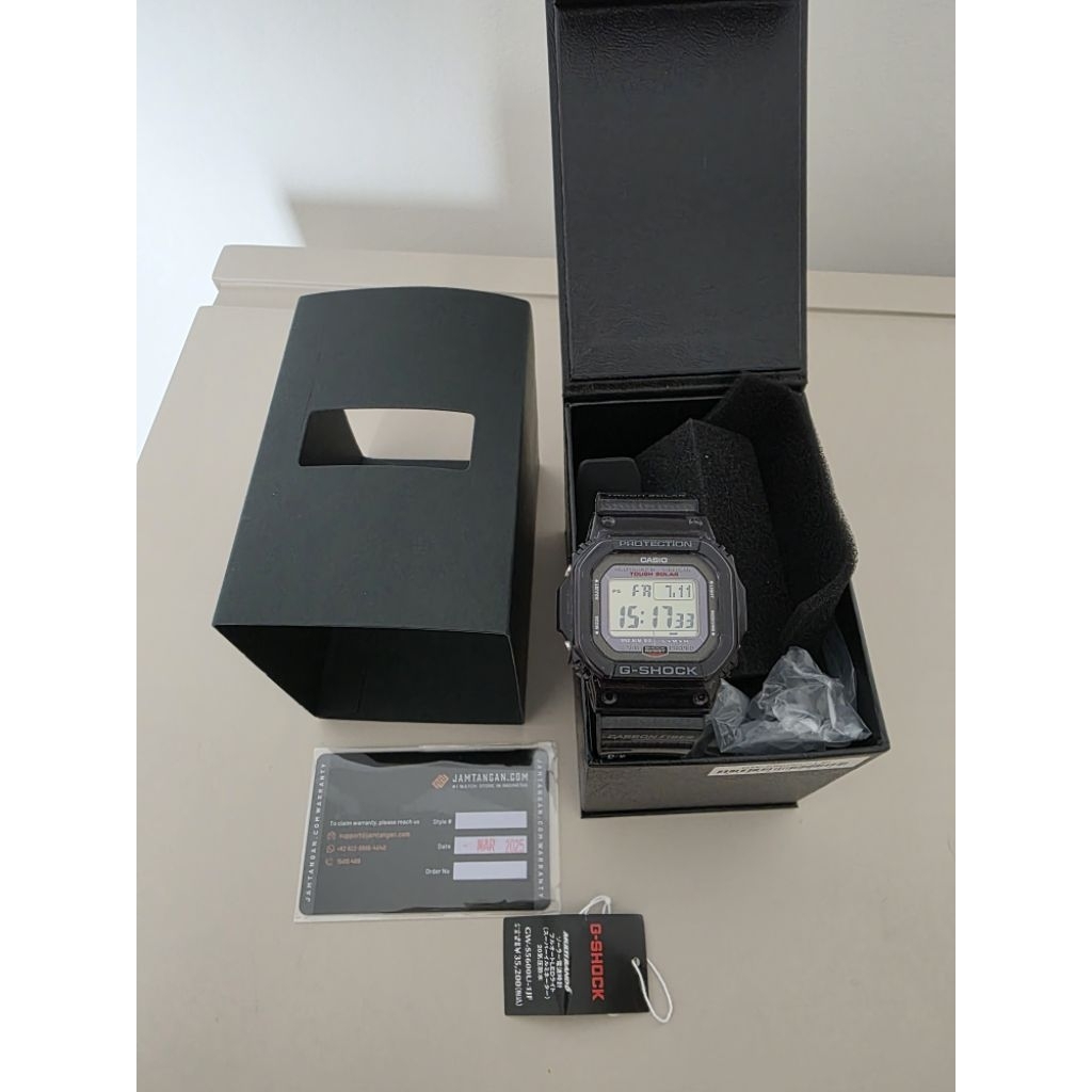 Gshock JDM GWS 5600U 1JF Carbon 2nd Like New