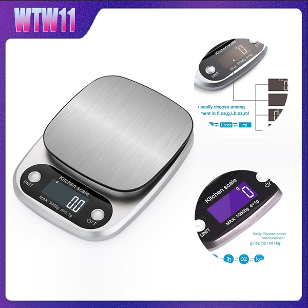 Timbangan elektronik dapur rumah, penimbangan gram kecil dan akurat